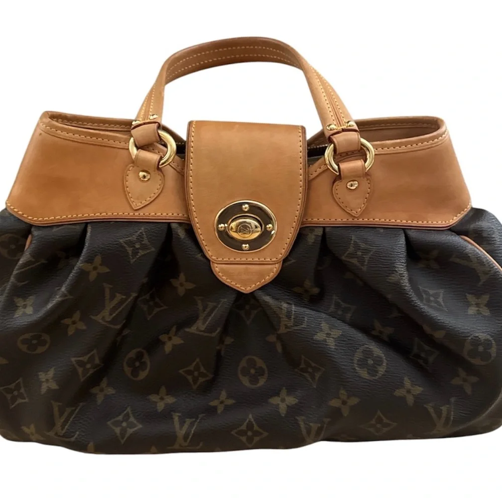 Louis Vuitton Brown Monogram Canvas and Vachetta Leather Satchel